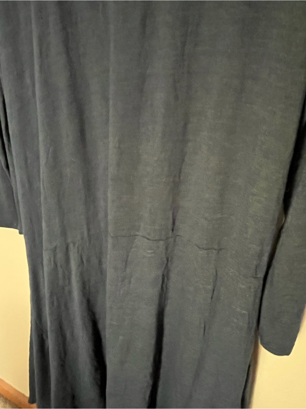 Chalet et Ceci Blue Asymmetrical Jersey Knit Pullover Dress Size X-Large #C86780 - Picture 7 of 7
